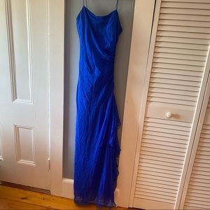 Niki 90s vintage blue gown size 8